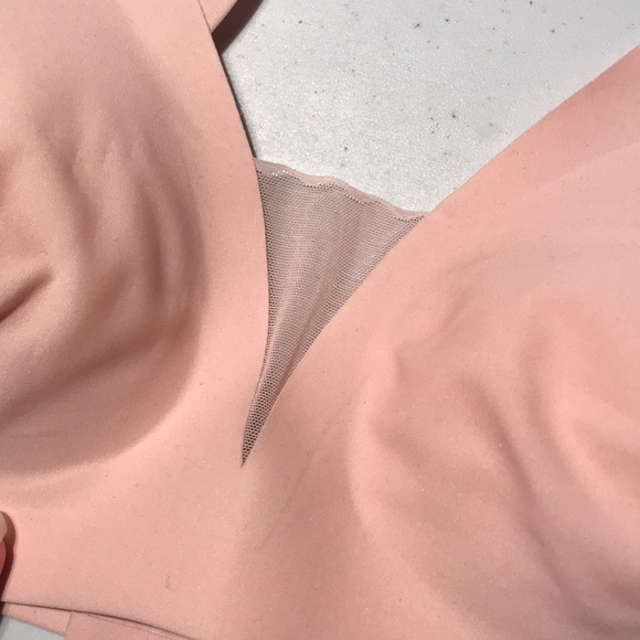 Knix Shadow Mesh TShirt Bra in Rose Water Pink Size S+ (32D-DDD) - Picture 6 of 11